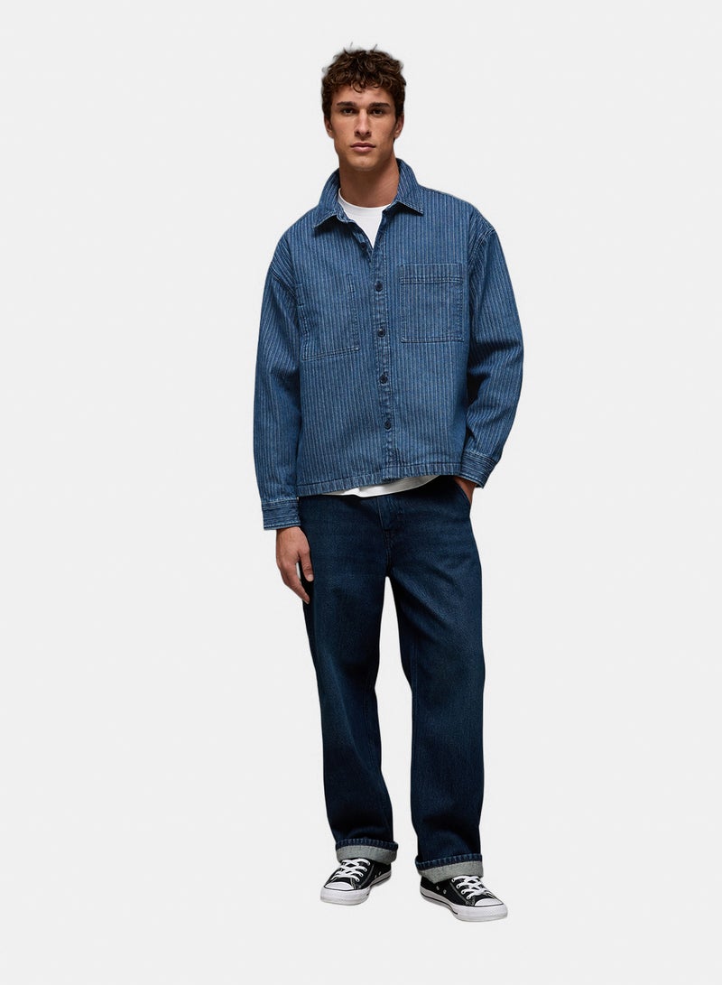 American Eagle AE Herringbone Shacket - Image 5