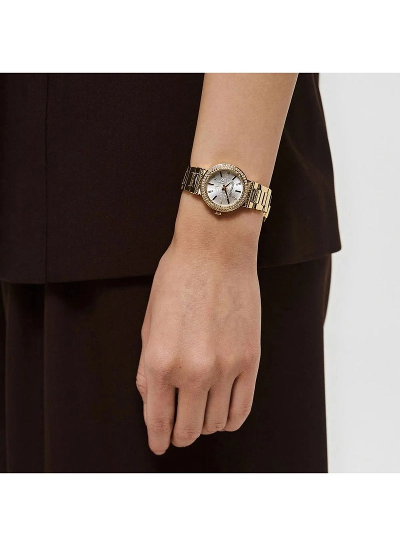 Roberto Cavalli Donna Glam Women's Watch RC5L098M0025, Silver Dial, Gold Stainless Steel - Image 4