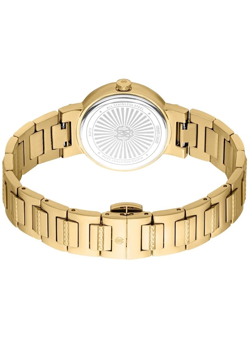 Roberto Cavalli Donna Glam Women's Watch RC5L098M0025, Silver Dial, Gold Stainless Steel - Image 2