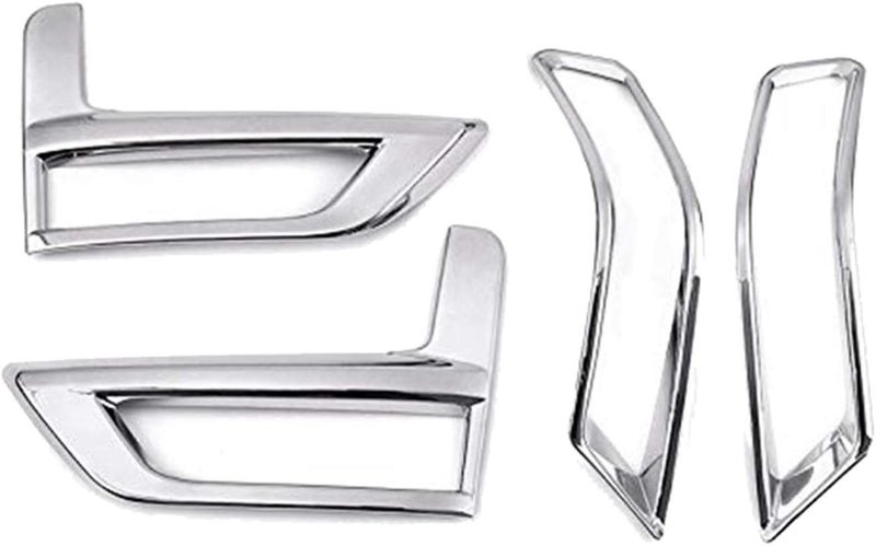 DEMULAX 4Pcs Chrome Fog Light Cover for Nissan Rogue X-Trail