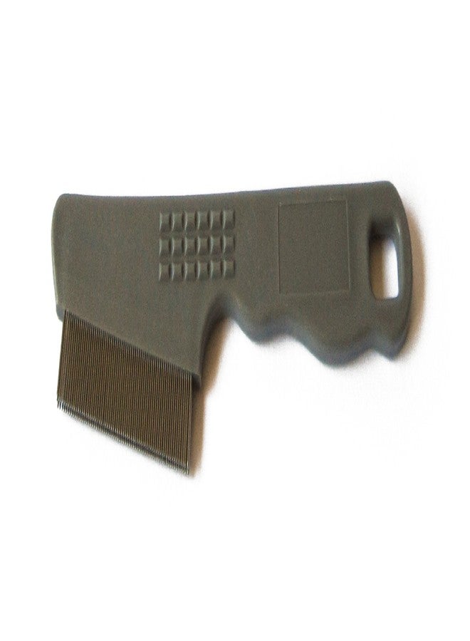 GoGo Pet Products Deluxe Cat and Dog Flea Double Row Pet Grooming Comb - Image 2