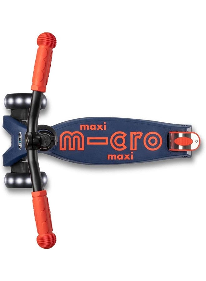 Micro ماكسي ميكرو ديلوكس برو LED | الأصلي | سكوتر للأطفال من 5 سنوات | سكوتر أطفال متميز من 5-7 سنوات | مقبض قابل للتعديل في الارتفاع | سكوتر لوح الدفع | 5 6 7 سنوات - Image 4