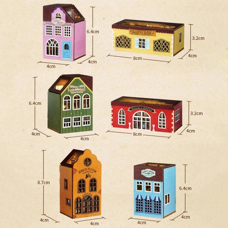 CUTEROOM Diy Miniature House Kit  Cuteroom Mini House Kit For Adult To Build  Wooden Dollhouse Making Kit With Furniture  Christmas Birthday Gifts- Bagel Time - Image 4