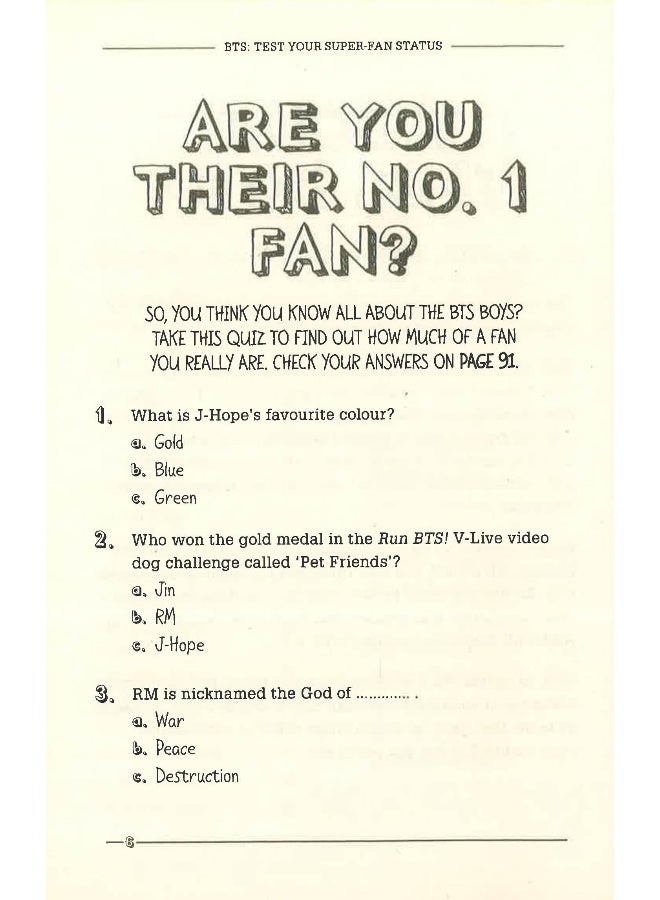 بي تي إس: اختبر حالة المعجب المتعصب لديك - Image 5