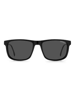 Carrera Men's Polarized Rectangular Sunglasses - Carrera 8053/Cs Black Millimeter - Lens Size: 55 Mm  - Image 3