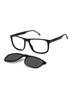 Carrera Men's Polarized Rectangular Sunglasses - Carrera 8053/Cs Black Millimeter - Lens Size: 55 Mm  - Image 1