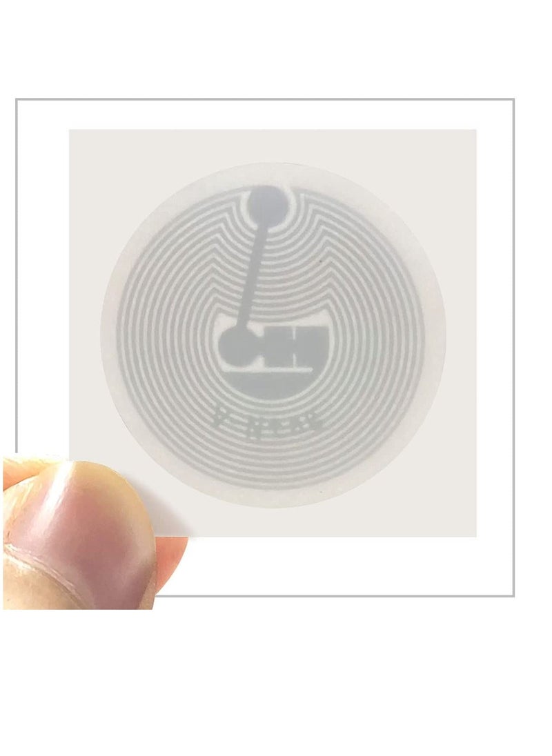 NTAG 215 NFC Sticker Compatible with TagMo and Amiibo - NTAG215 NFC Tag,25mm (1 inch), 504 Bytes Memory Compatible with Nintendo Switch, Wii U, and 3Ds!.50 pieces