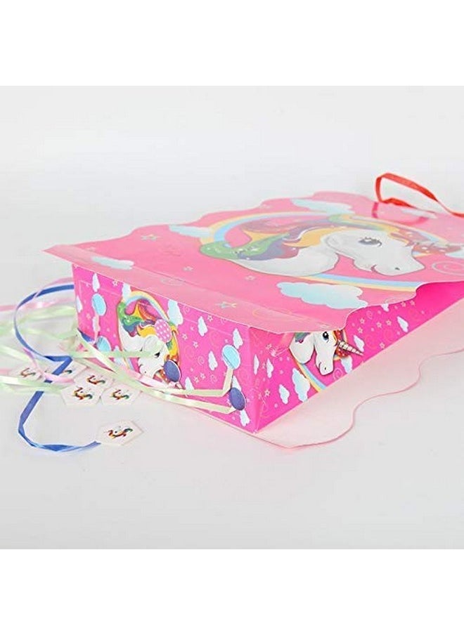 Funcart Funcart Unicorn Birthday Pull String Pinata (Khoi Bag), Unicorn Paper Pinata, Rainbow Unicorn Pinata for Girls Birthday Party Pink Unicorn Party Supplies for Princess Parties Fiestas Decorations  - Image 3