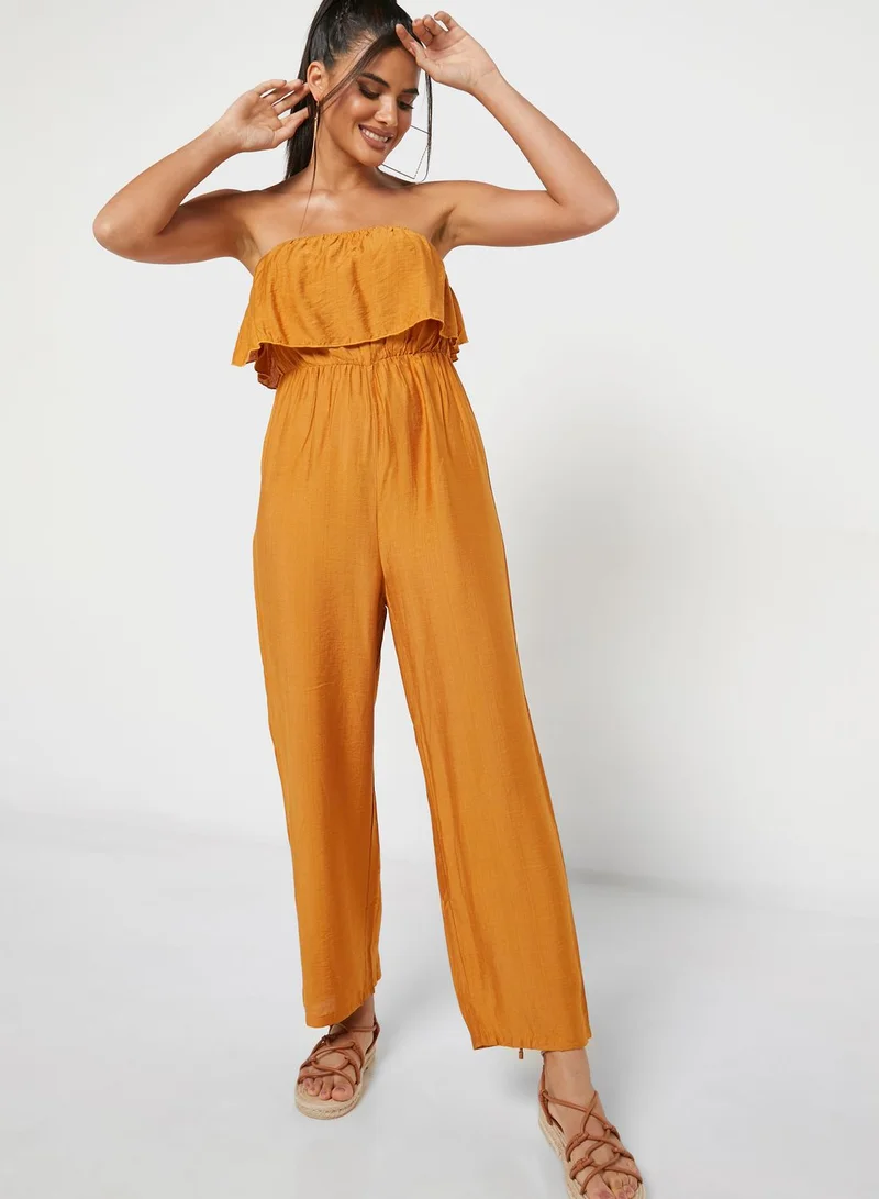 Ginger Ruffled Top Jumpsuit