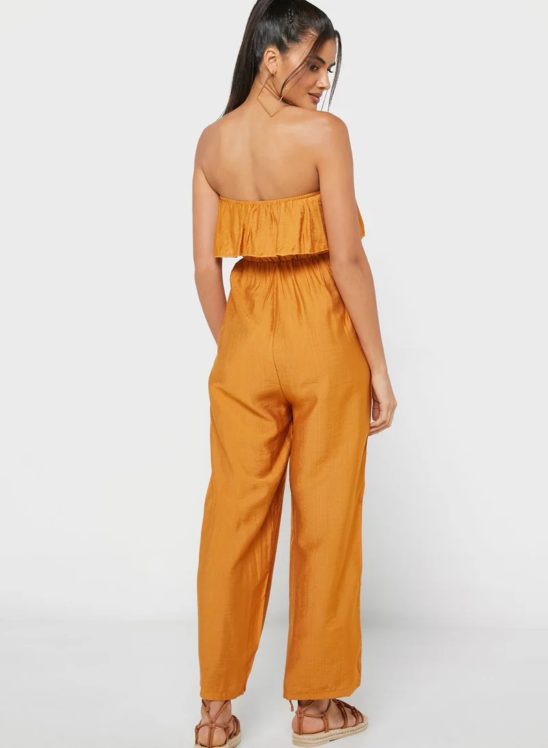 Ginger Ruffled Top Jumpsuit