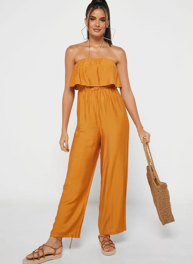 Ginger Ruffled Top Jumpsuit