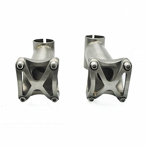 TiTo Titanium Bicycle Stem Bike Stem MTB Mountain Road Handlebar Stem 25.4mm/31.8mm X Length 50/60/70/80/90/100/110/120mm (X Style 31.8mm, Length 80mm) - Image 1