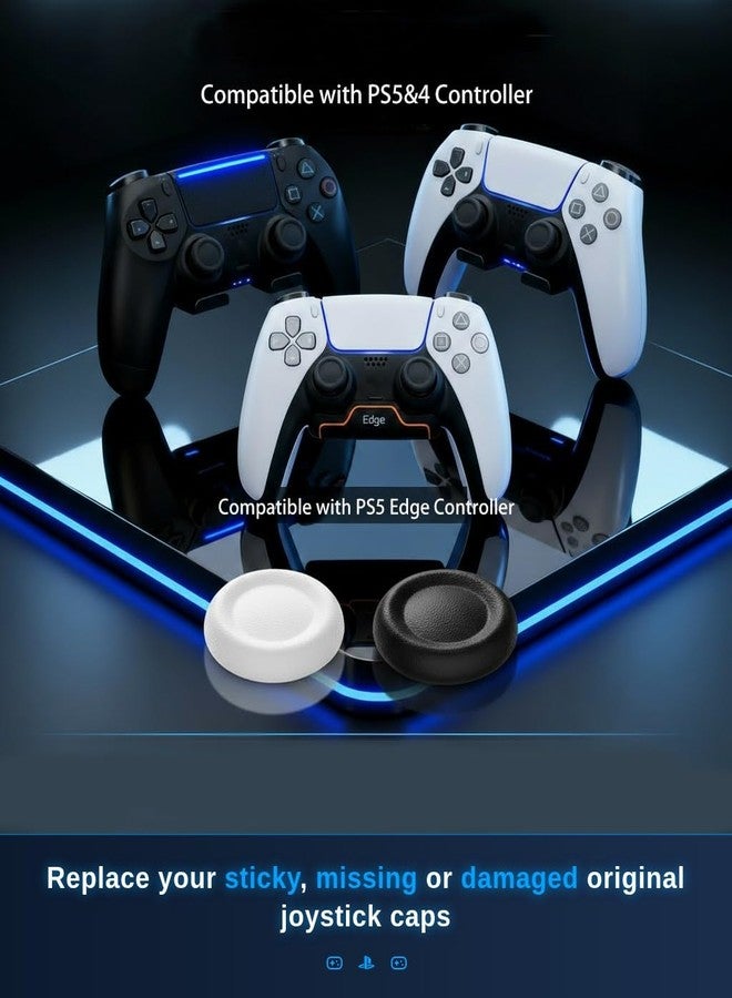 Ferkurn Replacement Thumb Grips Cap Compatible with PS5/4 Controller Edge Accessories, Anti-Slip Anti-Stickiness Anti-Scratch Joystick Caps Controller Thumbstick Grips Replacement Button, Repair Part - Image 2