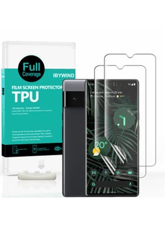 Ibywind Pack of 2 Google Pixel 6 Pro Screen protector 6.7 Inch with with Alignment Frame Bubble Free Smart Film Tech 99% HD Clear Easy to install  - Image 1