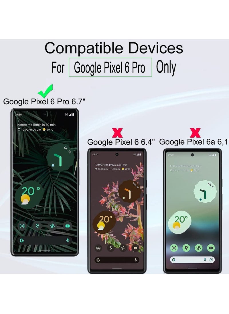 Ibywind - Pack of 2 Google Pixel 6 Pro Screen protector 6.7 Inch with with Alignment Frame Bubble Free Smart Film Tech 99% HD Clear Easy to install - Image 1