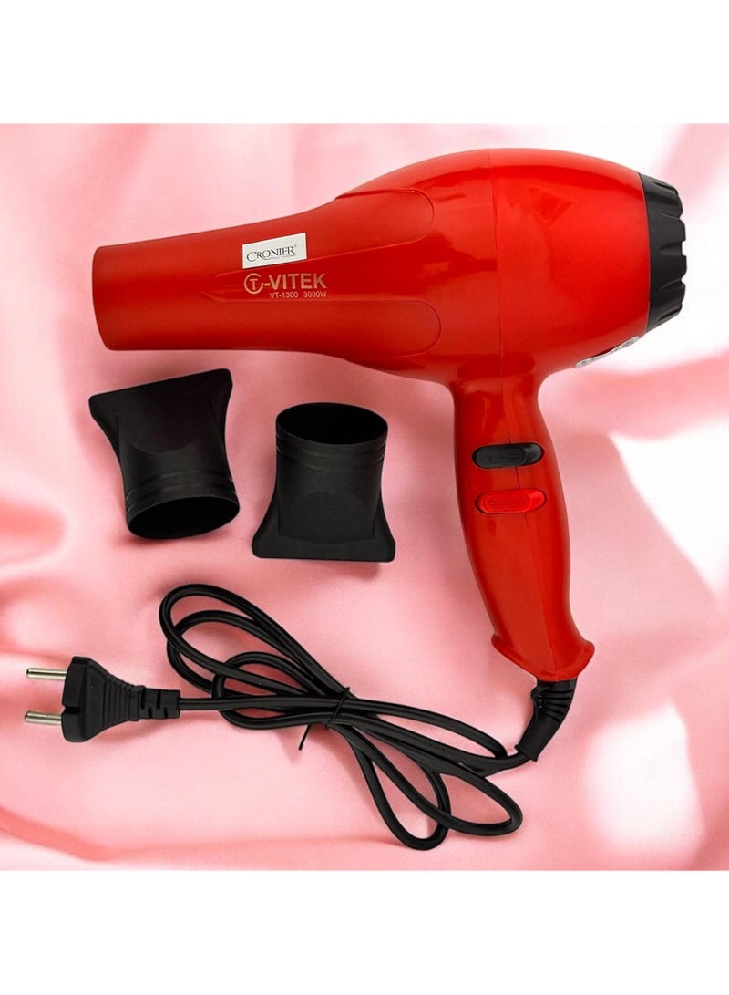 Vitek high-quality hair dryer with a power of 3000 watts