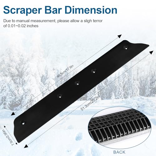 HWEIUA 21" Snow Blower Scraper Bar 2825138001 Scraper Assembly Replacement for EGO Snow Blowers SNT2100, SNT2102, SNT2103, SNT2110, SNT2112 SNT2114, Snow Blower Replacement Parts - Image 2