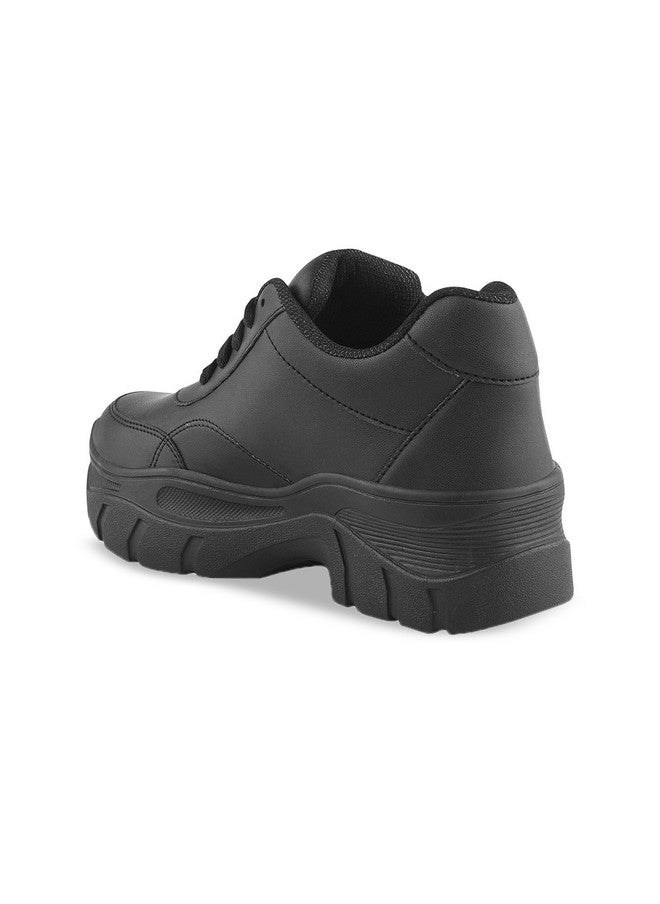Shoetopia أحذية رياضية للبنات من شوتوبيا ذات مقدمة دائرية - Image 3