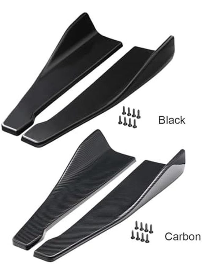 Black Front Rear Bumper Lip Spoiler Diffuser Splitter Scratch Protector For Nissan 350Z 370Z Altima GT R - Image 5
