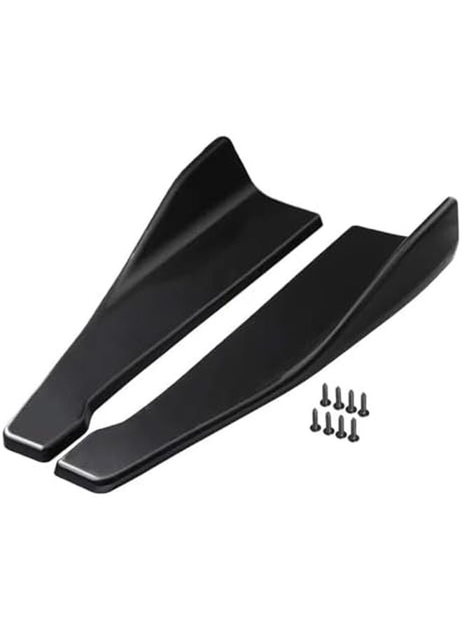 Black Front Rear Bumper Lip Spoiler Diffuser Splitter Scratch Protector For Nissan 350Z 370Z Altima GT R - Image 2
