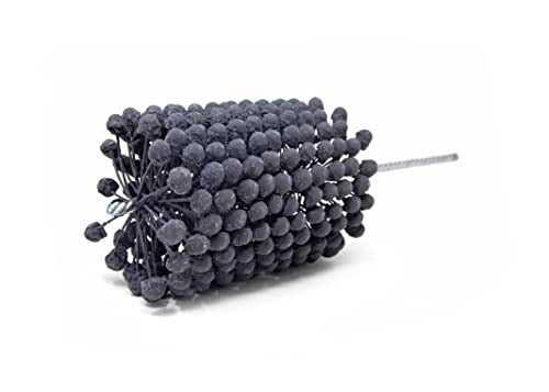 Flex-Hone Brush Research GBD40032 FLEX-HONE®, 4" (102mm) Diameter, 320 Grit, Silicon Carbide, for Mild Steel, Stainless Steel Cast Iron and Softer Ferrous Materials - Image 2