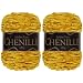 BambooMN JubileeYarn Chenille Yarn 100gCake Worsted Polyester Firenze 2 Cakes - Image 2