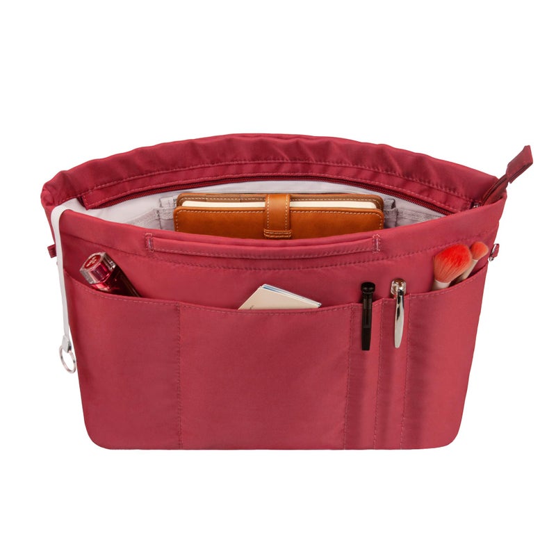 Vercord Purse Insert Organizers for Tote Handbag Bag in Bag with Zipper Liner Bag Organizer for Women 14 pockets - Image 2