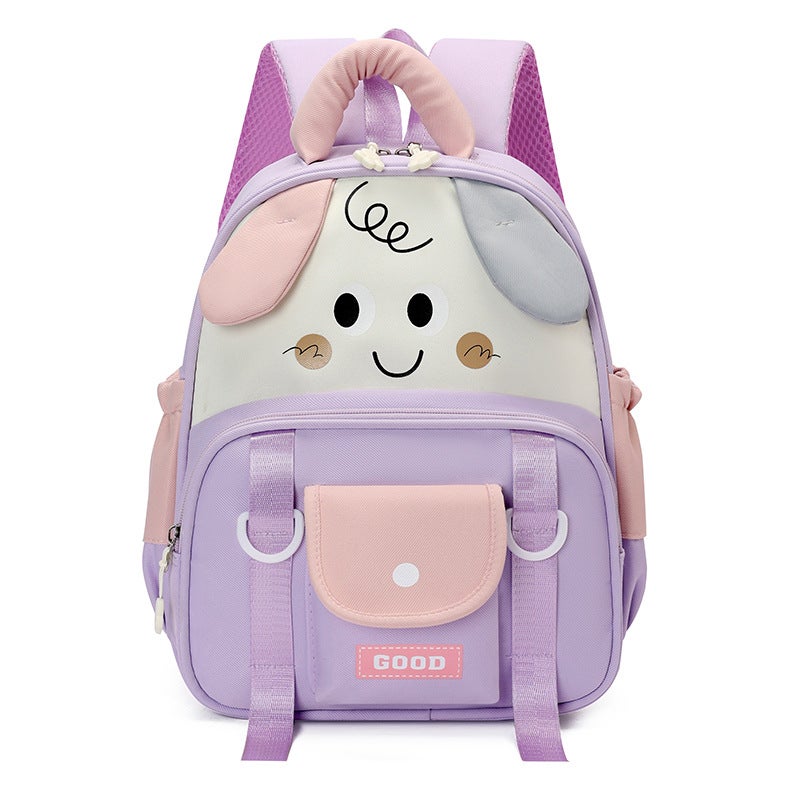 Kids Backpack Dog Design 3-5 Years, Large Capacity Waterproof Wear-Resistant Lightweight Spine-Protective Kindergarten Bag - Image 1