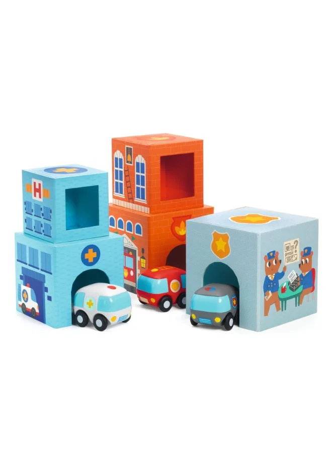 DJECO Topanicar Block & Towers
