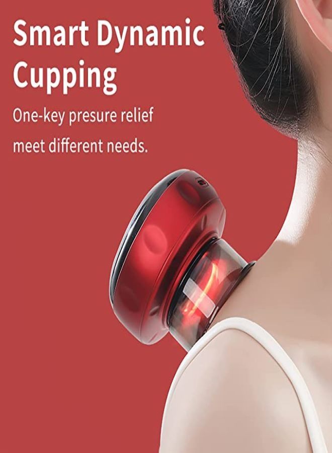 Intelligent Portable Hot Compress Scraping Cupping Device Breathing Tank Pulling Suction Pressure Relief Muscle Relaxation - Image 2