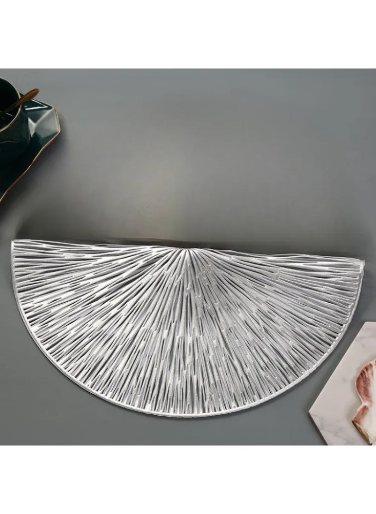 4pcs Nordic PVC fireworks strand air hot stamping placemat insulation pad - Image 3