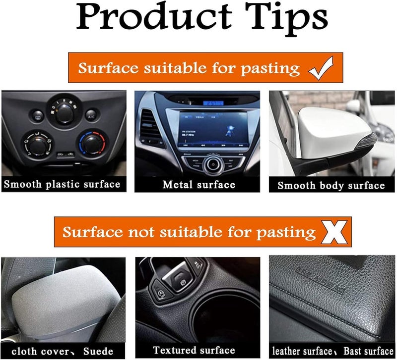 HOMSUN Car Wrap Vinyl Vehicle Self Adhesive Vinyl DIY Decal Camouflage Adhesive PVC Film Waterproof Decorative Wrap Sticker Wrapping (Black 3D Carbon, 24 X 48 Inch) - Image 5