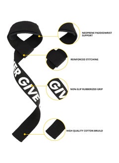 Halamine Non-Slip Silicone Lifting Straps for Gym ，Adjustable Weightlifting Wrist Support for Men & Women, Extra Long Powerlifting Straps for Bodybuilding, Strength Training (Black)  - Image 2