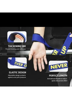 Halamine Non-Slip Silicone Lifting Straps for Gym ，Adjustable Weightlifting Wrist Support for Men & Women, Extra Long Powerlifting Straps for Bodybuilding, Strength Training (Black)  - Image 5