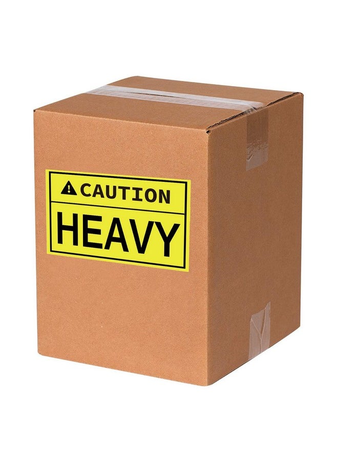 Remarkable Caution Heavy Sticker 2 X 3 Inch Fluorescent Yellow Heavy Special Handling Shipping Pallet Label Stickers For Shipping And Packing （300Pcs Per Roll）  - Image 3