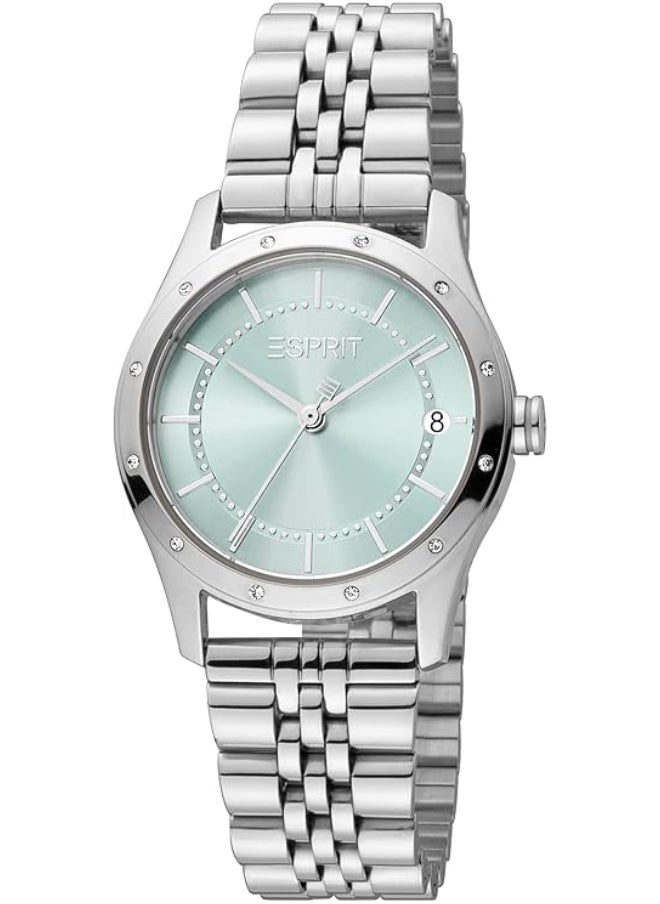 ESPRIT - ساعة يد نسائية أنالوج من الفولاذ المقاوم للصدأ ES1L223M3105 SET - 31 مم - Image 1