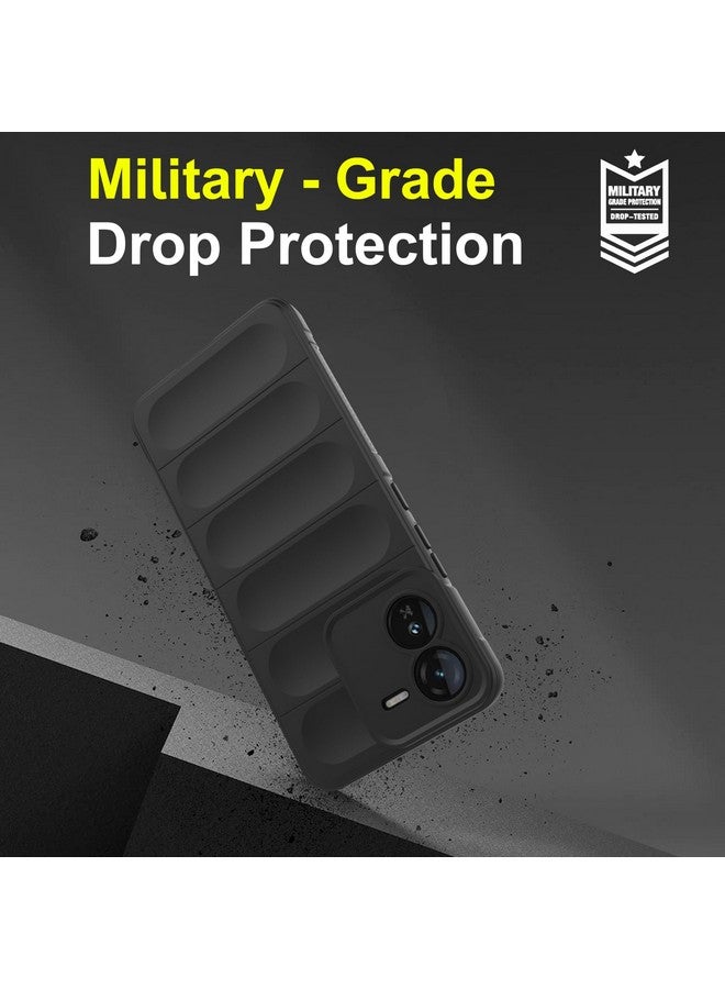 ZAPCASE غطاء خلفي Zapcase لجهاز Iqoo Z9 5G | متوافق مع غطاء خلفي لجهاز Iqoo Z9 5G | غطاء سحري من السيليكون السائل مع حماية الكاميرا | أسود - Image 5