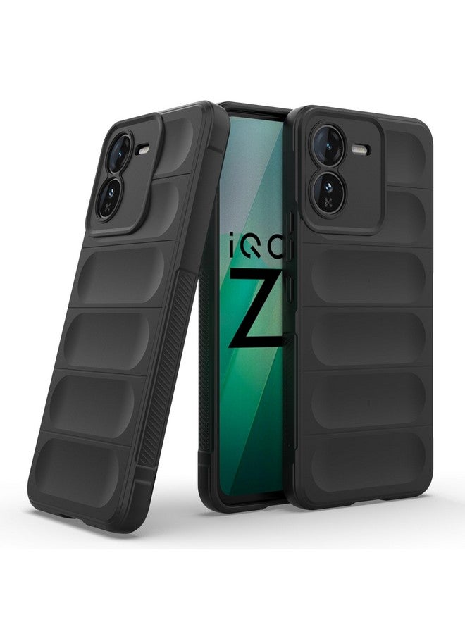 ZAPCASE غطاء خلفي Zapcase لجهاز Iqoo Z9 5G | متوافق مع غطاء خلفي لجهاز Iqoo Z9 5G | غطاء سحري من السيليكون السائل مع حماية الكاميرا | أسود - Image 1