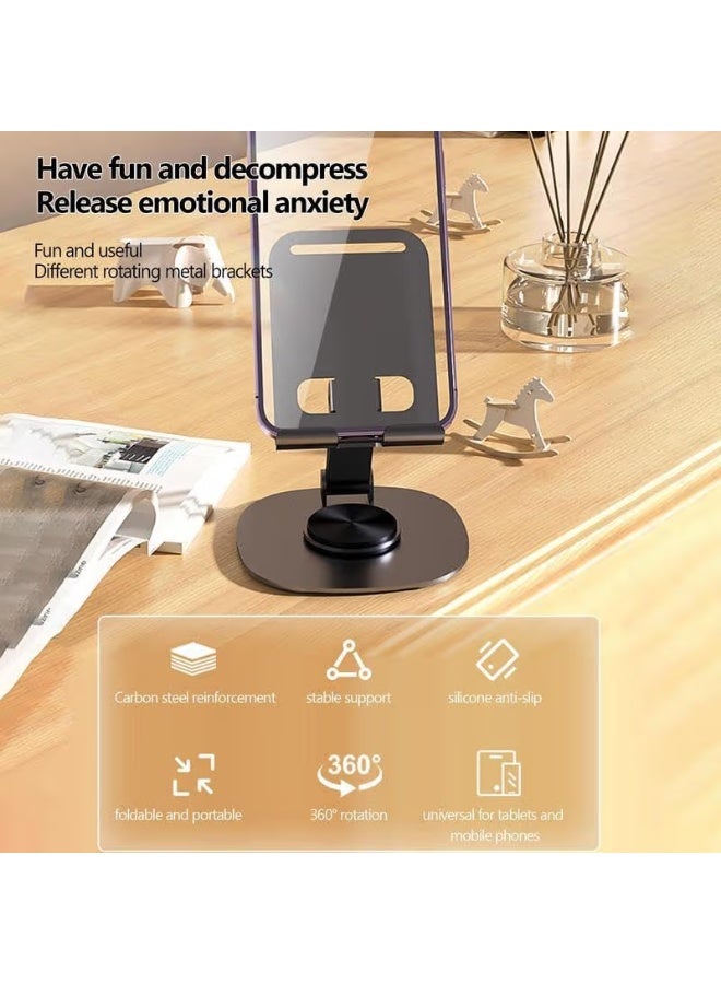 Type-C Wired Earphones Compatible with iPhone 15 / Samsung S23 / Android / iPad Pro & Most USB-C Devices + 360° Rotating Metal Phone & Tablet Holder - Image 5