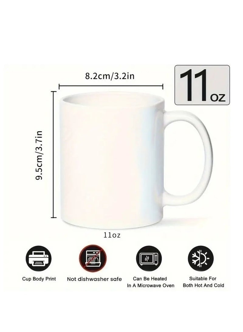 RYN 11oz Ceramic Tea Mug - Cozy Arabic-Inspired Design with Quote, Perfect Gift for Tea Enthusiasts, Unique Cold Weather Drinkware PINK - Image 2