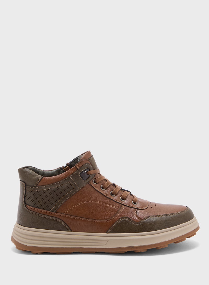 Robert Wood Smart Casual High Top Sneakers  - Image 1