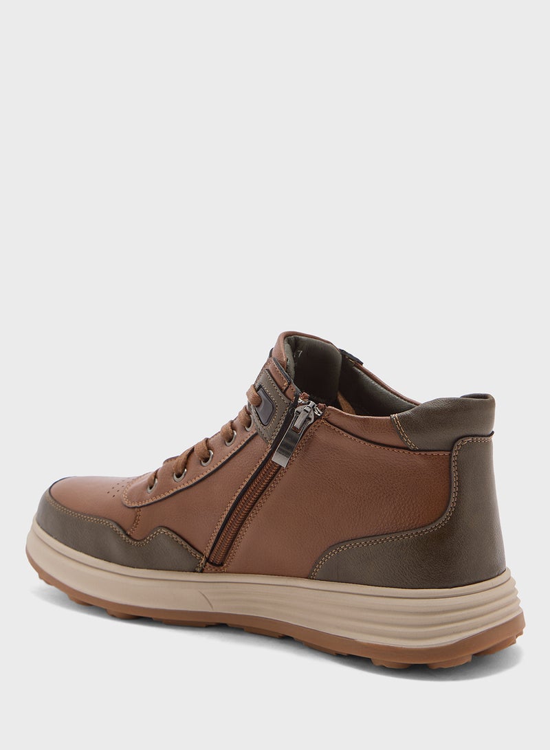 Robert Wood Smart Casual High Top Sneakers  - Image 3