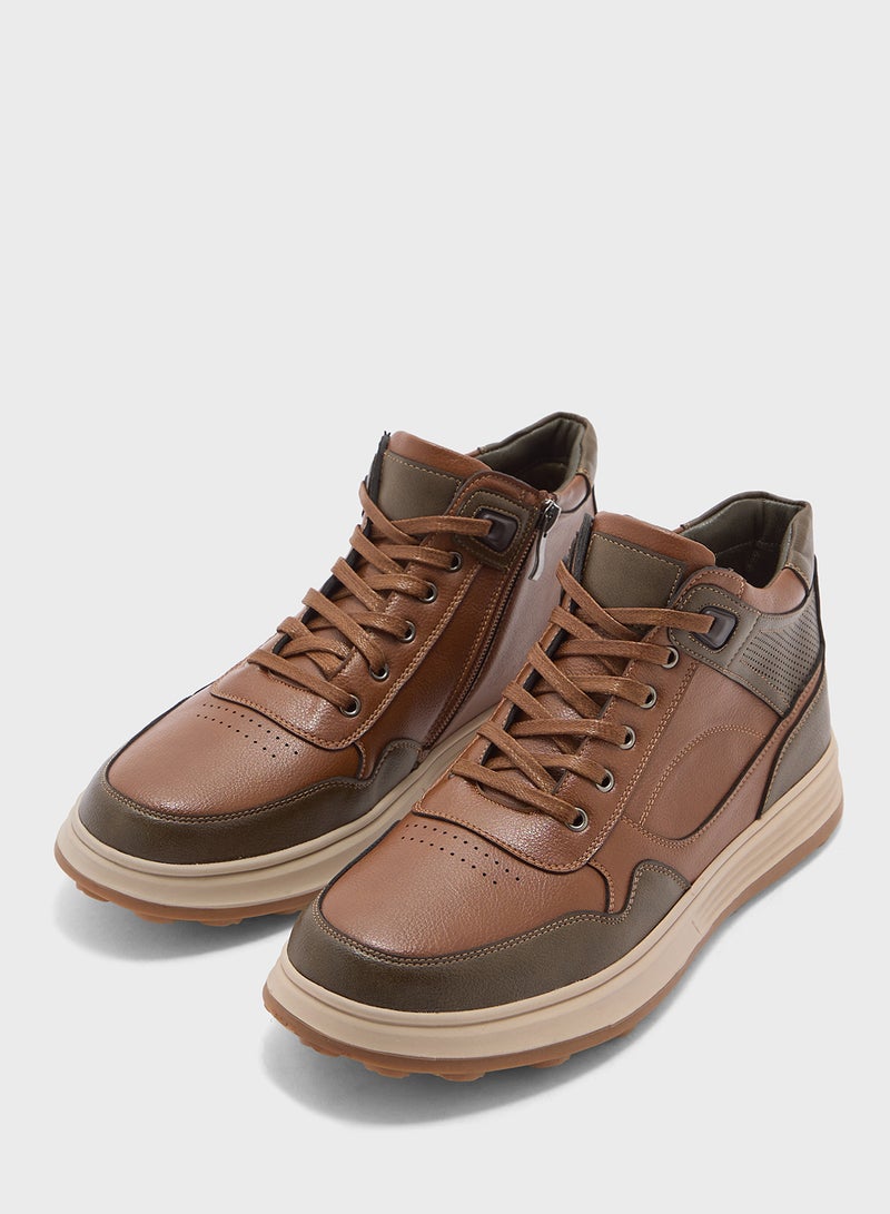Robert Wood Smart Casual High Top Sneakers  - Image 4