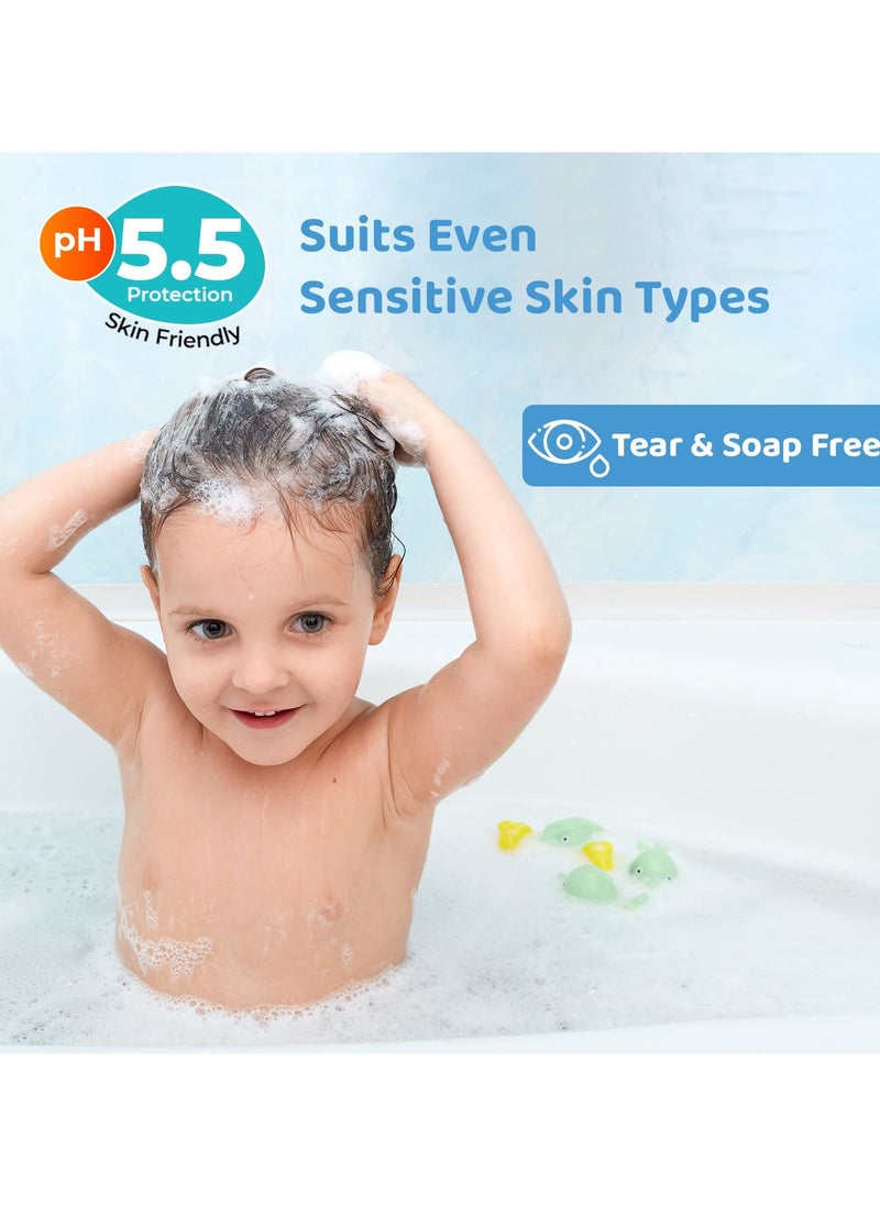 R for Rabbit - R for Rabbit Baby Shampoo 400 ml Pure and Beyond for Kids No Tears Ph 5.5 Mild and Gentle With Natural oatmeal and Avocado - Image 1