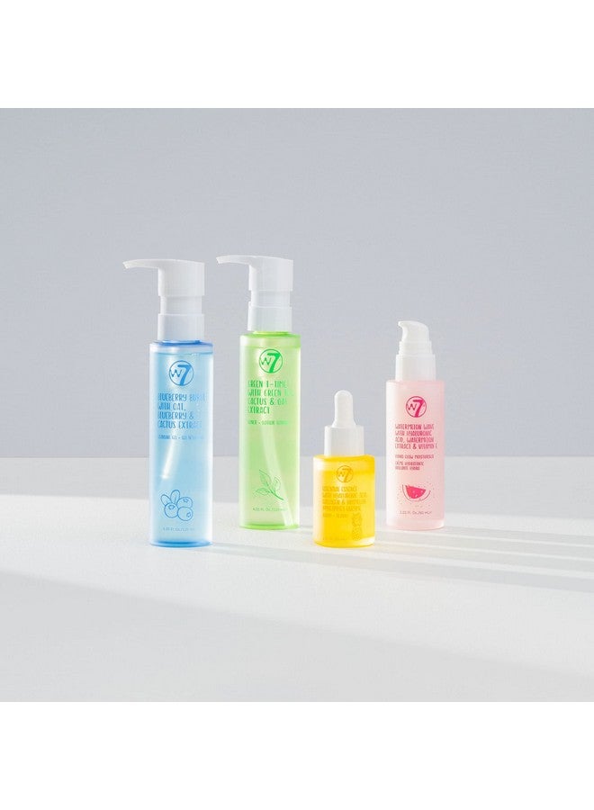 W7 Skin Refresh Essential Full Size Skin Care Set 4 Step Daily Routine Moisturizer Cleansing Gel Toner And Serum For Natural Beautiful Skin - Image 2