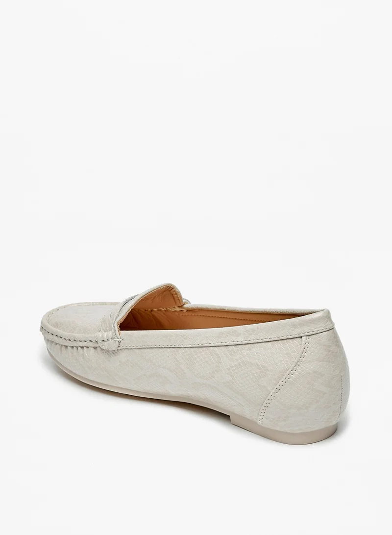 Flora Bella Womens Textured Slip On Loafers By Shoexpress