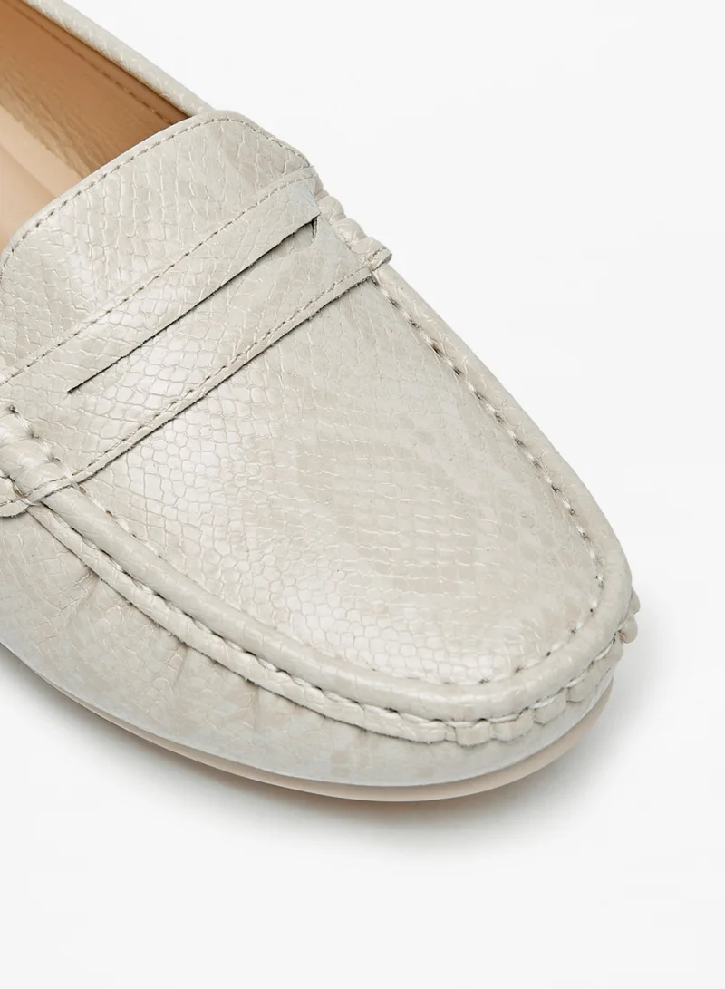Flora Bella Womens Textured Slip On Loafers By Shoexpress