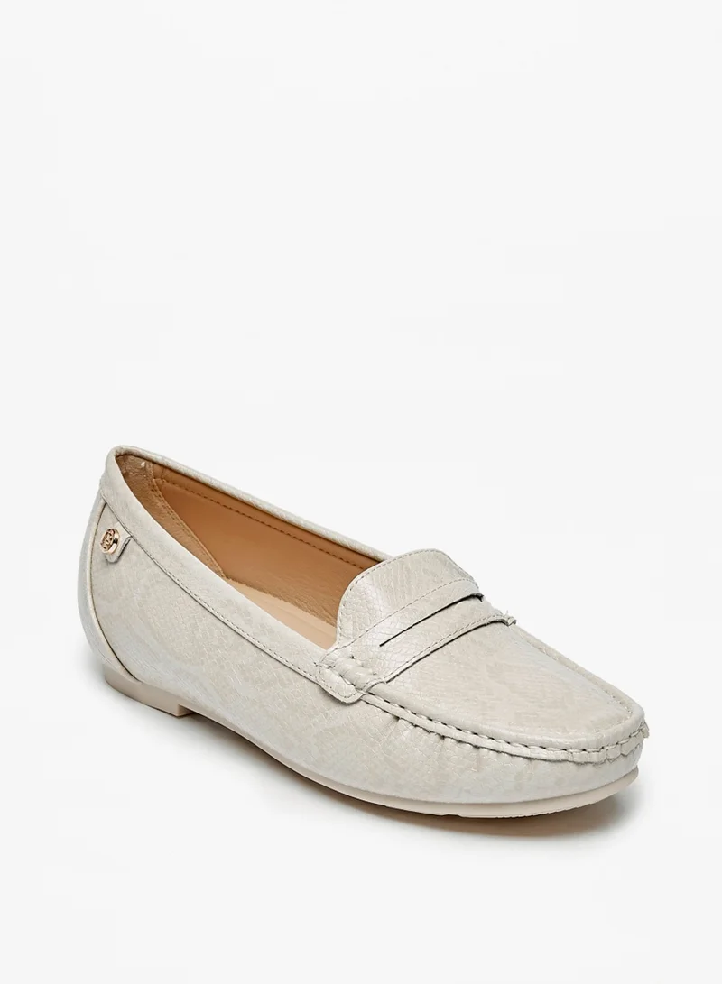 Flora Bella Womens Textured Slip On Loafers By Shoexpress