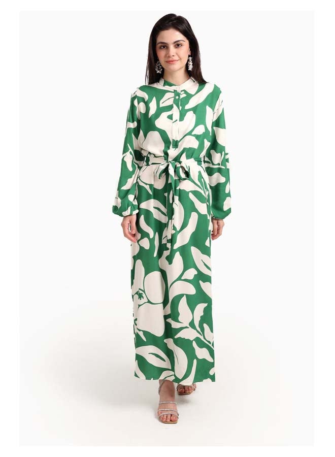 Carina Elegant Printed Dress  - Image 1