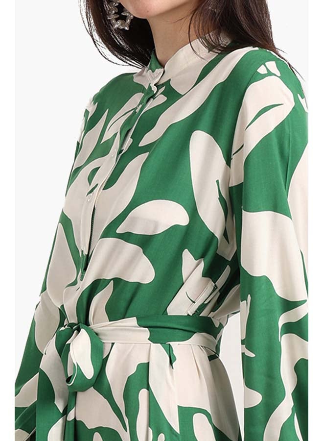 Carina Elegant Printed Dress  - Image 4